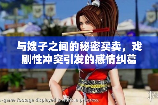 与嫂子之间的秘密买卖，戏剧性冲突引发的感情纠葛