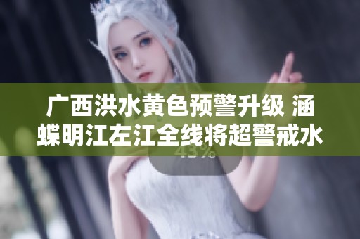 广西洪水黄色预警升级 涵蝶明江左江全线将超警戒水位
