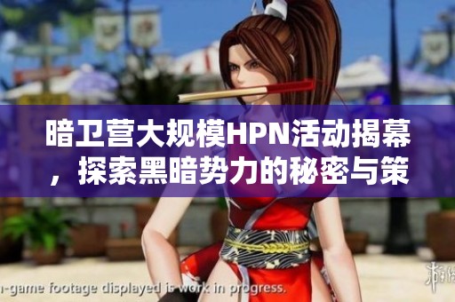 暗卫营大规模HPN活动揭幕，探索黑暗势力的秘密与策略