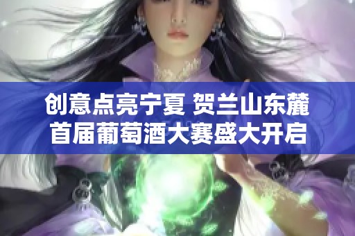 创意点亮宁夏 贺兰山东麓首届葡萄酒大赛盛大开启