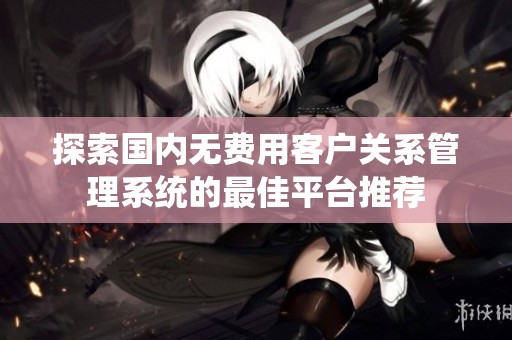 探索国内无费用客户关系管理系统的最佳平台推荐