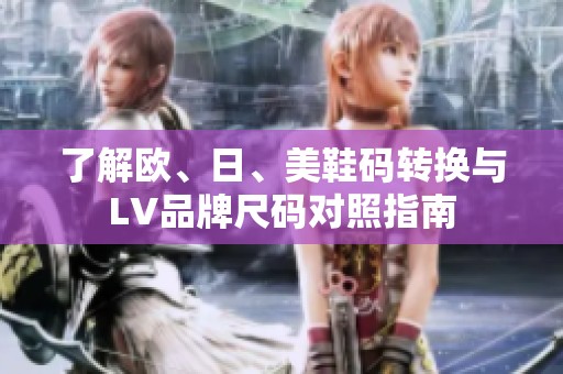 了解欧、日、美鞋码转换与LV品牌尺码对照指南