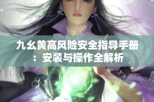 九幺黄高风险安全指导手册：安装与操作全解析
