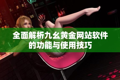 全面解析九幺黄金网站软件的功能与使用技巧