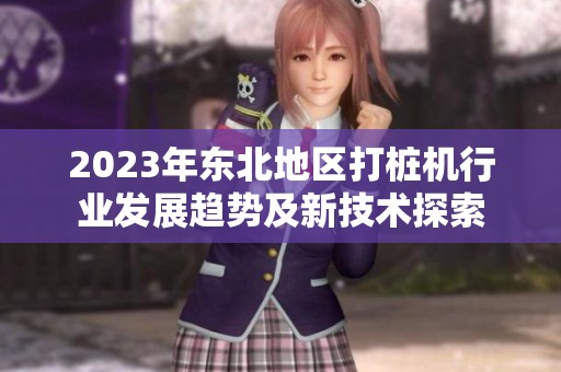 2023年东北地区打桩机行业发展趋势及新技术探索