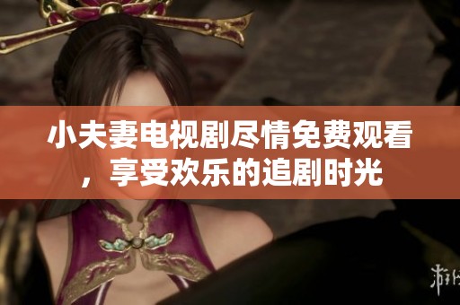小夫妻电视剧尽情免费观看，享受欢乐的追剧时光