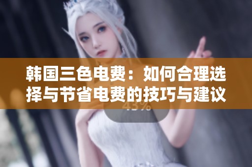 韩国三色电费：如何合理选择与节省电费的技巧与建议