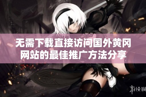 无需下载直接访问国外黄冈网站的最佳推广方法分享