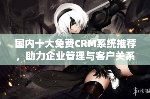 国内十大免费CRM系统推荐，助力企业管理与客户关系提升