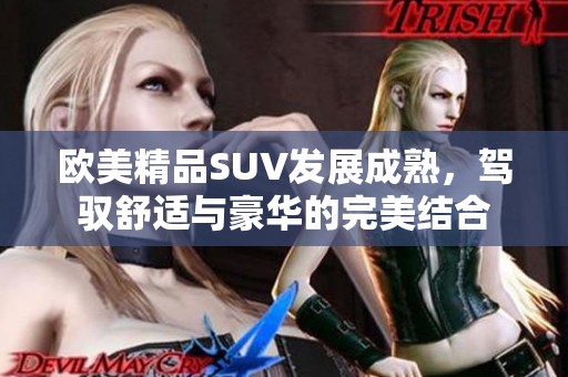 欧美精品SUV发展成熟，驾驭舒适与豪华的完美结合