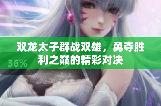 双龙太子群战双雄，勇夺胜利之巅的精彩对决