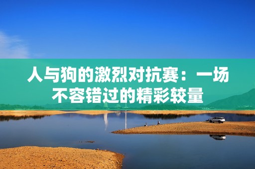 人与狗的激烈对抗赛：一场不容错过的精彩较量