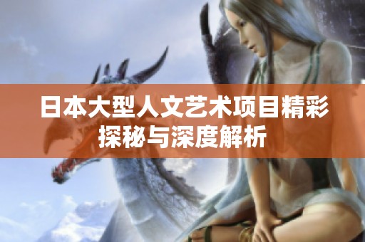 日本大型人文艺术项目精彩探秘与深度解析