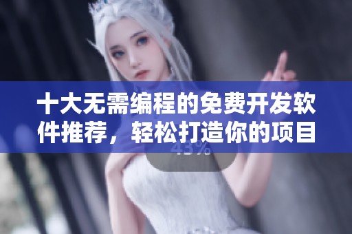 十大无需编程的免费开发软件推荐，轻松打造你的项目