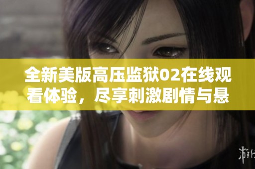 全新美版高压监狱02在线观看体验，尽享刺激剧情与悬疑故事
