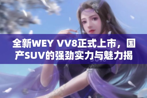 全新WEY VV8正式上市，国产SUV的强劲实力与魅力揭秘