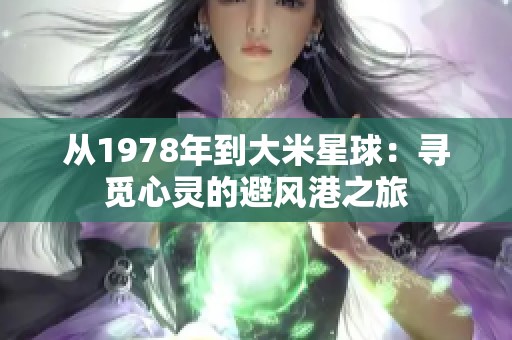 从1978年到大米星球：寻觅心灵的避风港之旅