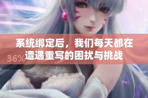 系统绑定后，我们每天都在遭遇重写的困扰与挑战