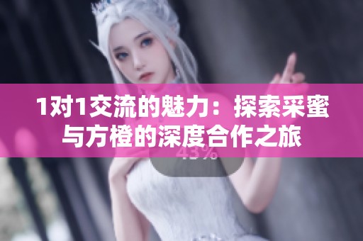 1对1交流的魅力：探索采蜜与方橙的深度合作之旅