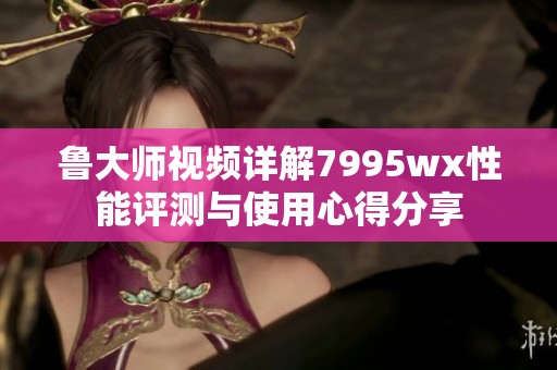 鲁大师视频详解7995wx性能评测与使用心得分享