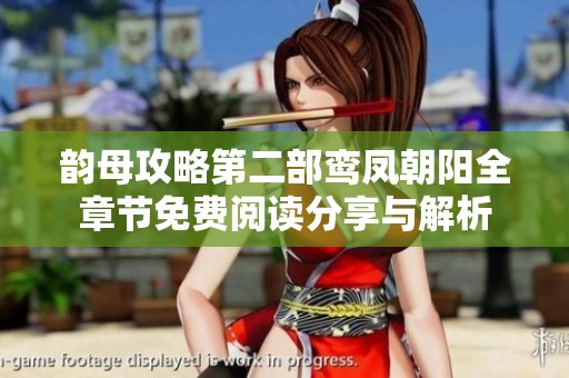 韵母攻略第二部鸾凤朝阳全章节免费阅读分享与解析