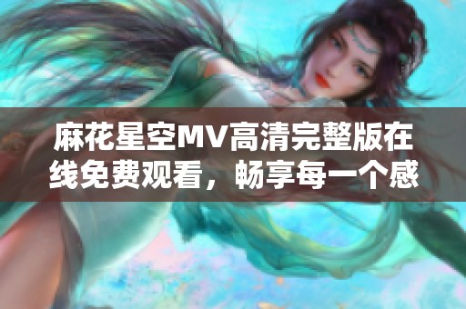麻花星空MV高清完整版在线免费观看，畅享每一个感动瞬间