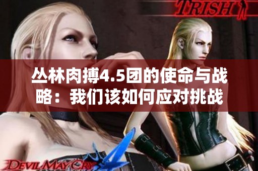 丛林肉搏4.5团的使命与战略：我们该如何应对挑战