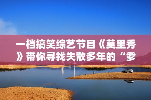一档搞笑综艺节目《莫里秀》带你寻找失散多年的“爹”