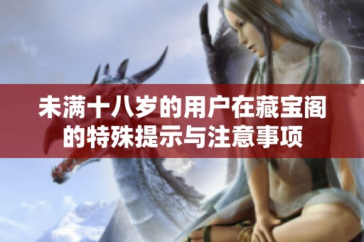未满十八岁的用户在藏宝阁的特殊提示与注意事项