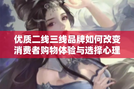 优质二线三线品牌如何改变消费者购物体验与选择心理