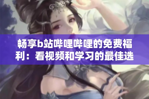 畅享b站哔哩哔哩的免费福利：看视频和学习的最佳选择