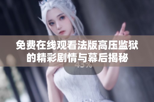免费在线观看法版高压监狱的精彩剧情与幕后揭秘