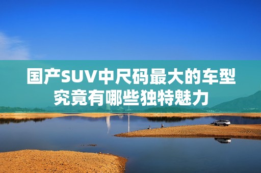 国产SUV中尺码最大的车型究竟有哪些独特魅力