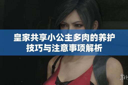 皇家共享小公主多肉的养护技巧与注意事项解析