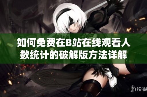 如何免费在B站在线观看人数统计的破解版方法详解