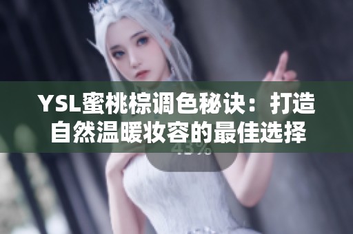 YSL蜜桃棕调色秘诀：打造自然温暖妆容的最佳选择