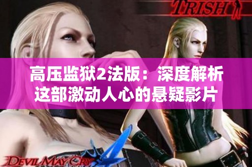 高压监狱2法版：深度解析这部激动人心的悬疑影片