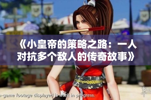 《小皇帝的策略之路：一人对抗多个敌人的传奇故事》