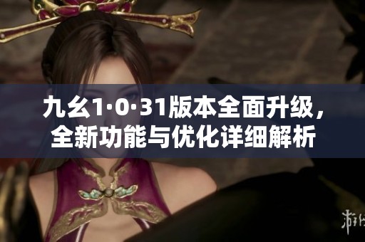 九幺1·0·31版本全面升级，全新功能与优化详细解析