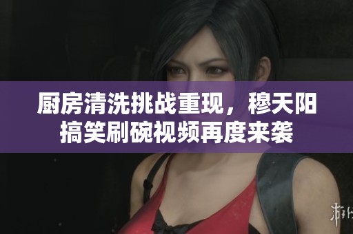 厨房清洗挑战重现，穆天阳搞笑刷碗视频再度来袭
