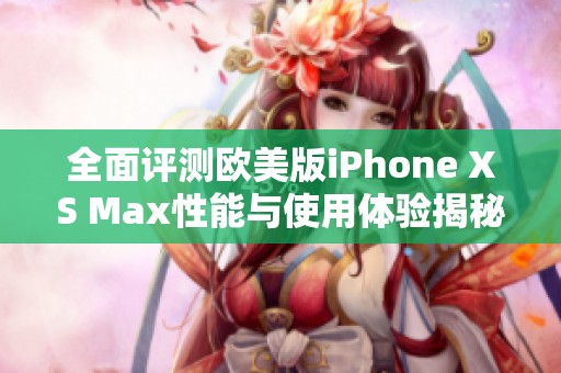 全面评测欧美版iPhone XS Max性能与使用体验揭秘