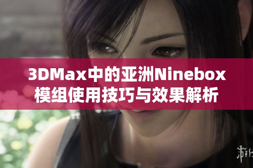 3DMax中的亚洲Ninebox模组使用技巧与效果解析