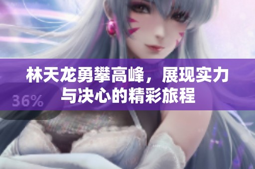 林天龙勇攀高峰，展现实力与决心的精彩旅程