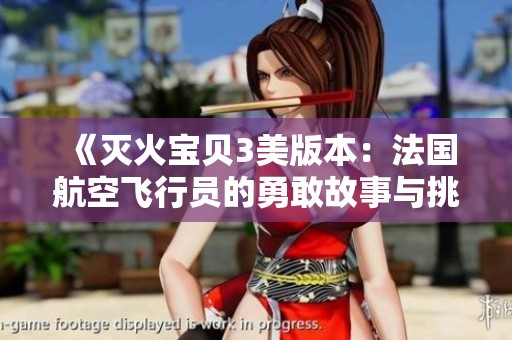 《灭火宝贝3美版本：法国航空飞行员的勇敢故事与挑战》