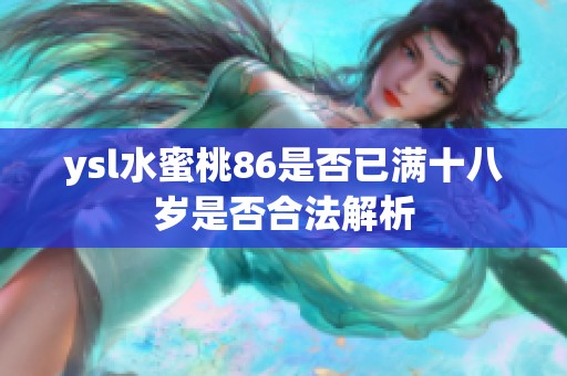 ysl水蜜桃86是否已满十八岁是否合法解析