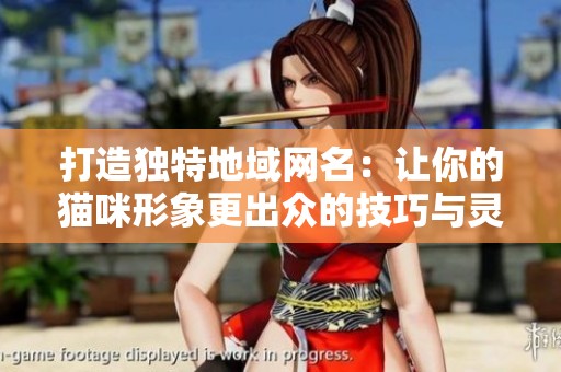 打造独特地域网名：让你的猫咪形象更出众的技巧与灵感