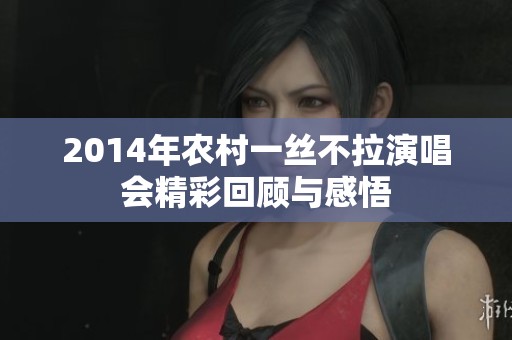 2014年农村一丝不拉演唱会精彩回顾与感悟