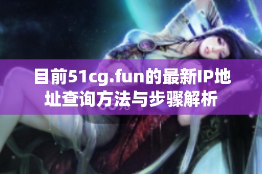 目前51cg.fun的最新IP地址查询方法与步骤解析