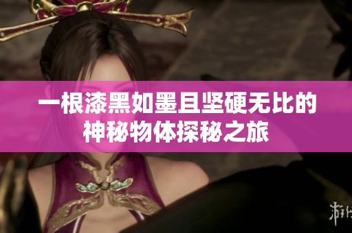 一根漆黑如墨且坚硬无比的神秘物体探秘之旅
