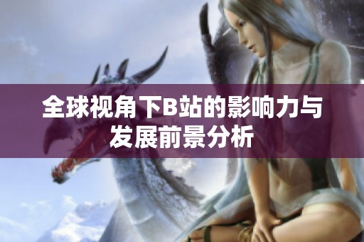 全球视角下B站的影响力与发展前景分析